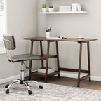 SEI Furniture Skali A-frame Espresso Desk