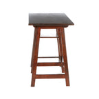 SEI Furniture Skali A-frame Espresso Desk