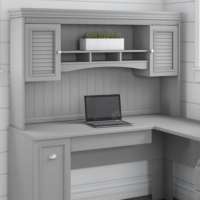 Fairview 60W Hutch for L Shaped Desk by Bush Furniture