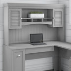 Fairview 60W Hutch for L Shaped Desk by Bush Furniture
