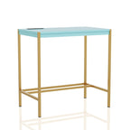 Belzie Modern 30-inch Steel Computer Desk with USB Ports by Furniture of America