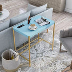 Belzie Modern 30-inch Steel Computer Desk with USB Ports by Furniture of America