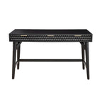 Origins by Alpine Black Pearl Large Desk, Black