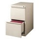 Hirsh 20-inch-deep Steel Mobile Two-drawer File Pedestal with Lock