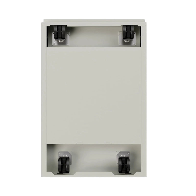 Hirsh 20-inch-deep Steel Mobile Two-drawer File Pedestal with Lock