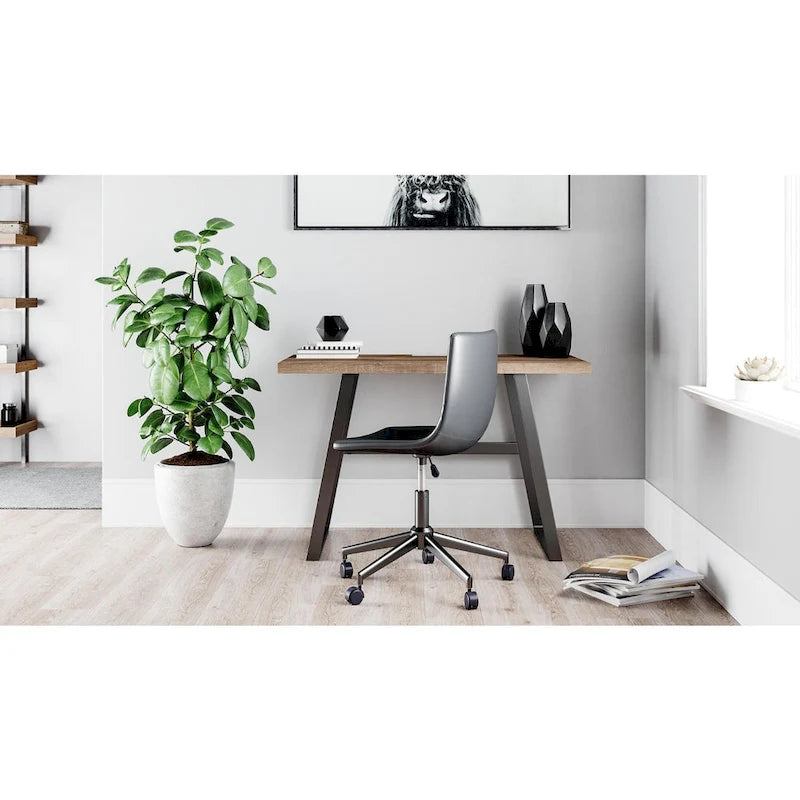 Casual Black Home Office Swivel Desk Chair