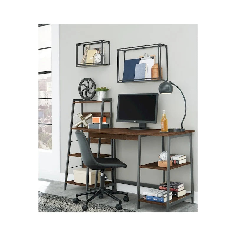 Casual Black Home Office Swivel Desk Chair