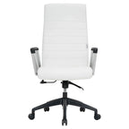 LeisureMod Hilton Modern High Back Leather Conference Office Chair