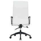 LeisureMod Hilton Modern High Back Leather Conference Office Chair