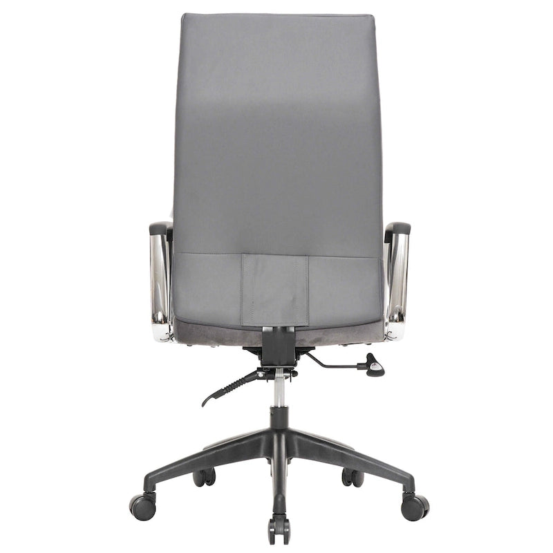 LeisureMod Hilton Modern High Back Leather Conference Office Chair