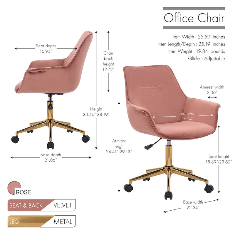 Porthos Home Office Chair Premium Quality, Designer Office Chairs