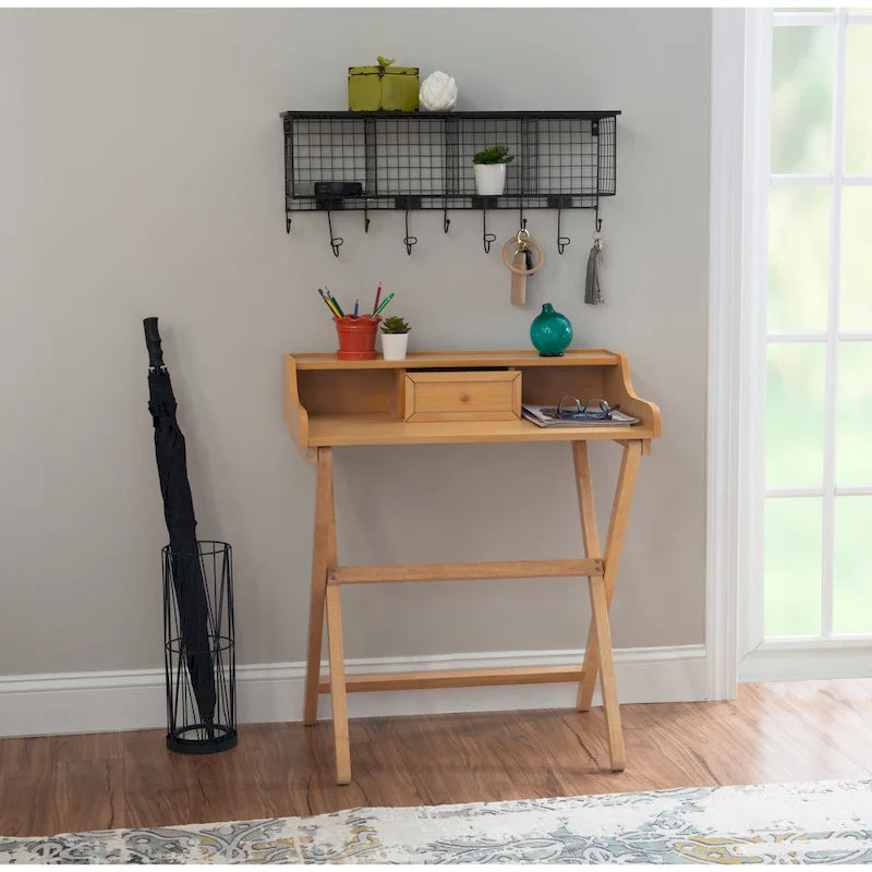 Clover Solid Wood Folding Writing Desk