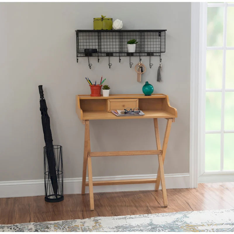 Clover Solid Wood Folding Writing Desk