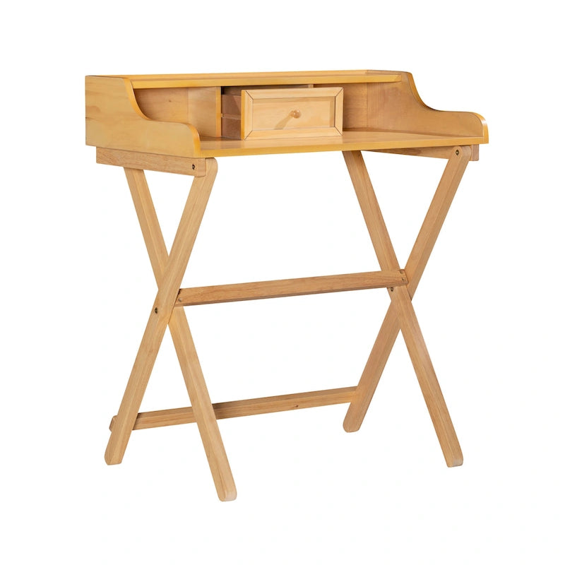 Clover Solid Wood Folding Writing Desk