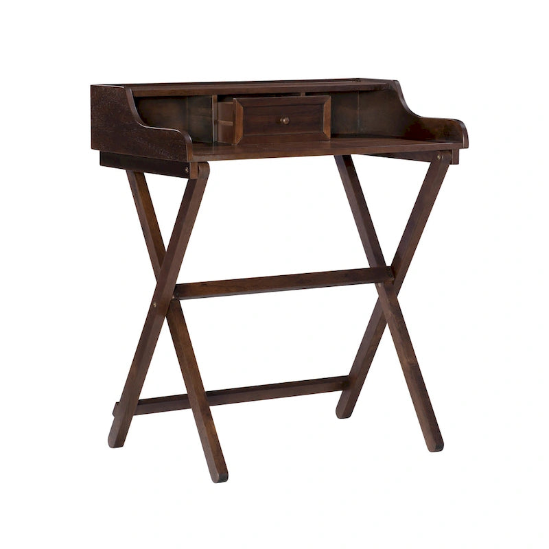 Clover Solid Wood Folding Writing Desk