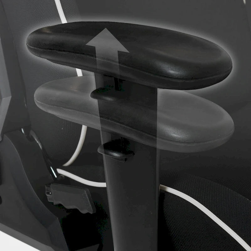 Porch & Den Banton Bonded Leather, Fabric, and Mesh High-back Ergonomic Gaming Chair