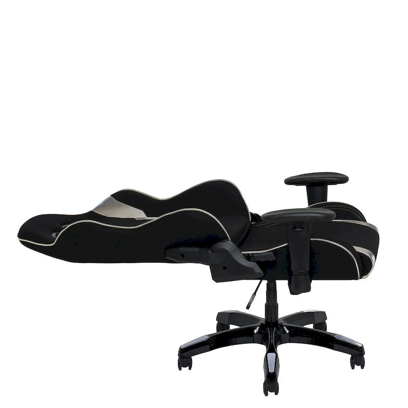 Porch & Den Banton Bonded Leather, Fabric, and Mesh High-back Ergonomic Gaming Chair