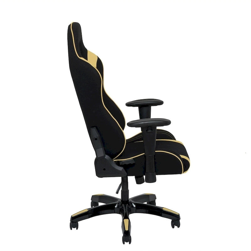 Porch & Den Banton Bonded Leather, Fabric, and Mesh High-back Ergonomic Gaming Chair