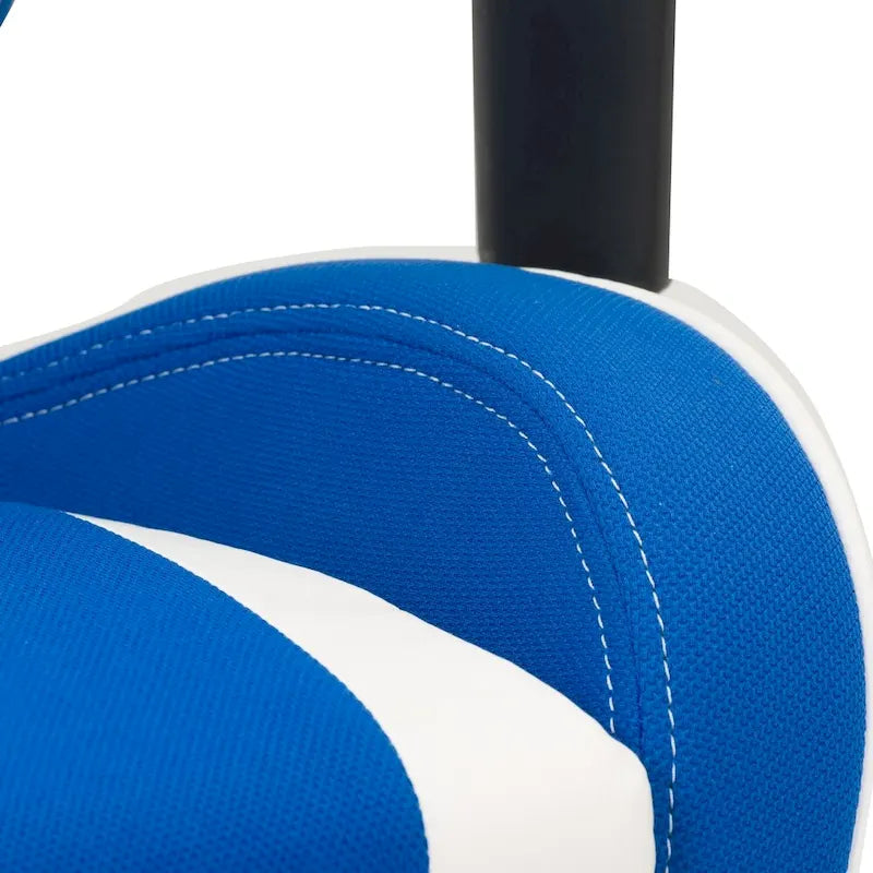 Porch & Den Banton Bonded Leather, Fabric, and Mesh High-back Ergonomic Gaming Chair