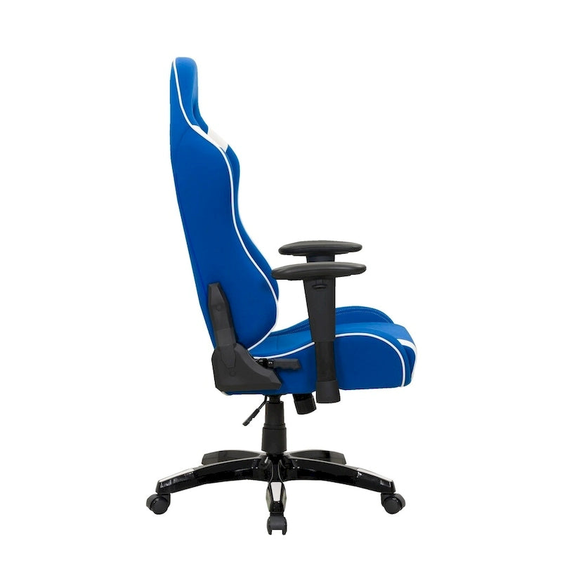 Porch & Den Banton Bonded Leather, Fabric, and Mesh High-back Ergonomic Gaming Chair