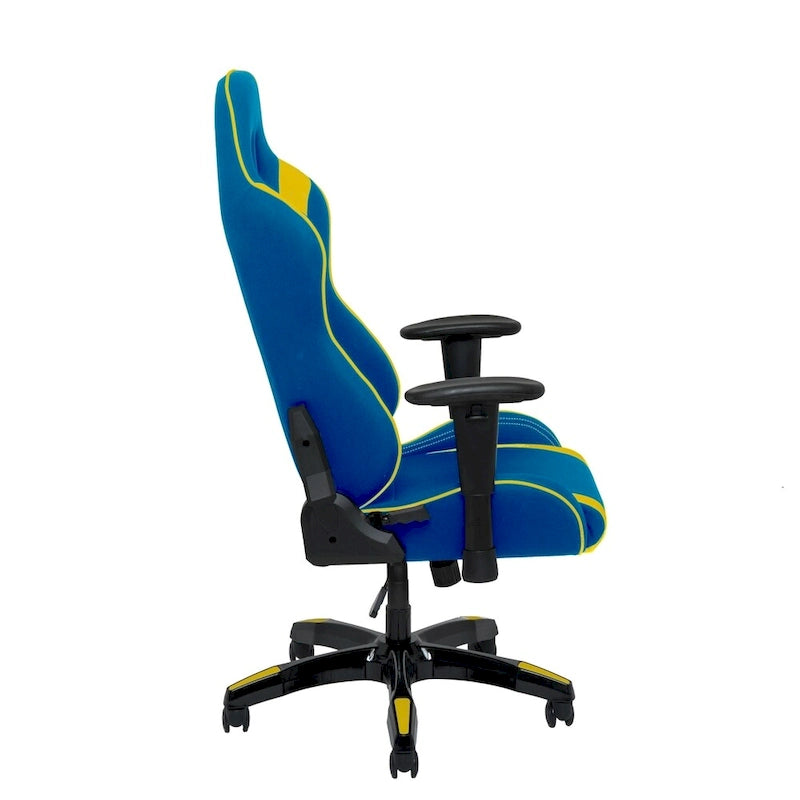 Porch & Den Banton Bonded Leather, Fabric, and Mesh High-back Ergonomic Gaming Chair