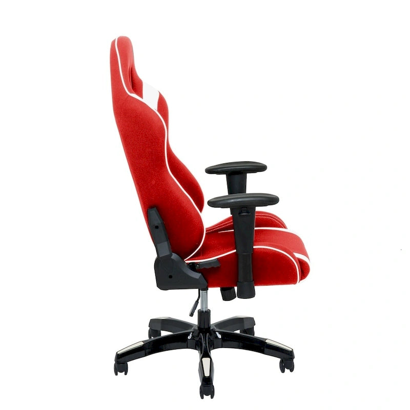Porch & Den Banton Bonded Leather, Fabric, and Mesh High-back Ergonomic Gaming Chair