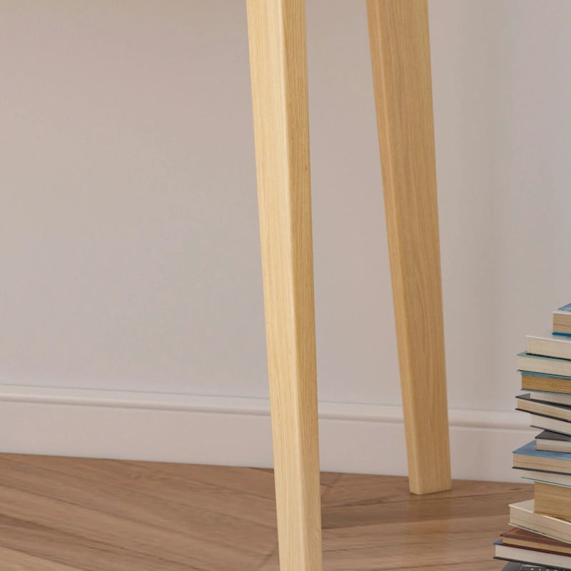 39.4 W Classic Home Office Desk, Writing Desk With Drawers