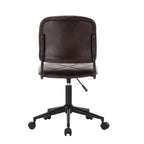 Porthos Home Kibe Swivel Office Chair, Tufted PU Leather Upholstery