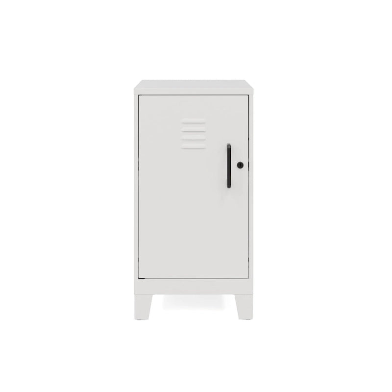 27.5 H 2 Shelf Vented Door Mini Storage Locker Cabinet