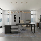 Timechee 55-inch L Shaped Office Computer Desk w/ Drawers