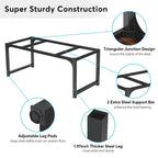 70.86  Conference Table, Meeting Table with Stable Metal Frame - 70.86L x 31W x 29H