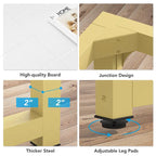 70.86  Conference Table, Meeting Table with Stable Metal Frame - 70.86L x 31W x 29H