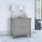 Bush Furniture Salinas Lateral File Cabinet in Cape Cod Gray