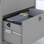 Bush Furniture Salinas Lateral File Cabinet in Cape Cod Gray