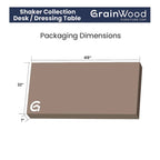 Grain Wood Furniture Shaker Desk