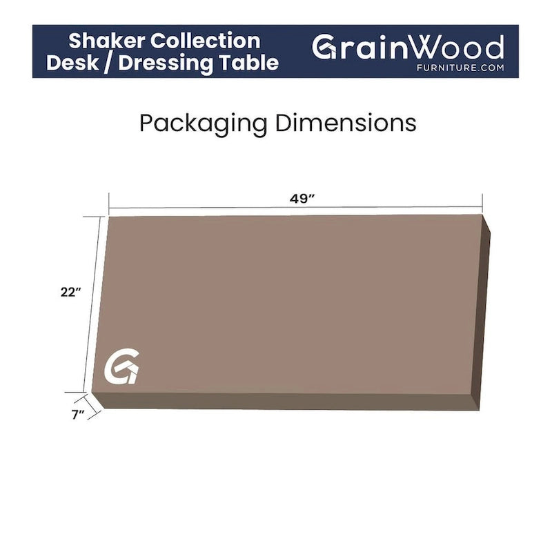 Grain Wood Furniture Shaker Desk