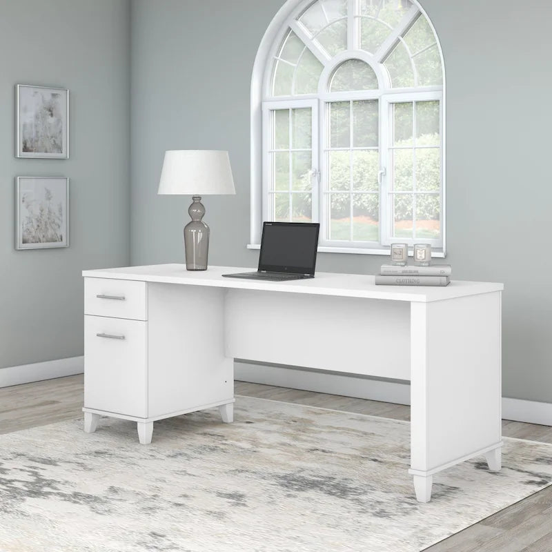 Bush Furniture Somerset 72W Office Desk with Storage Drawers