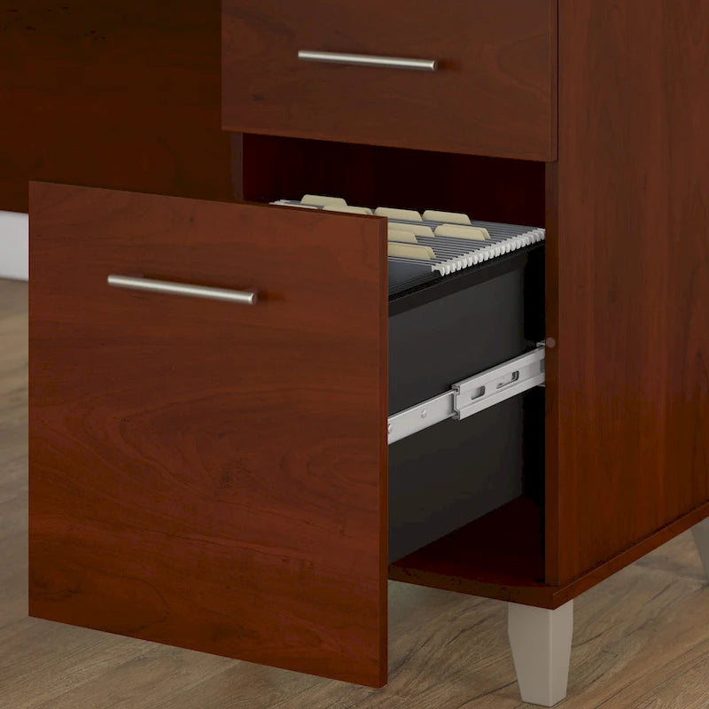 Bush Furniture Somerset 72W Office Desk with Storage Drawers