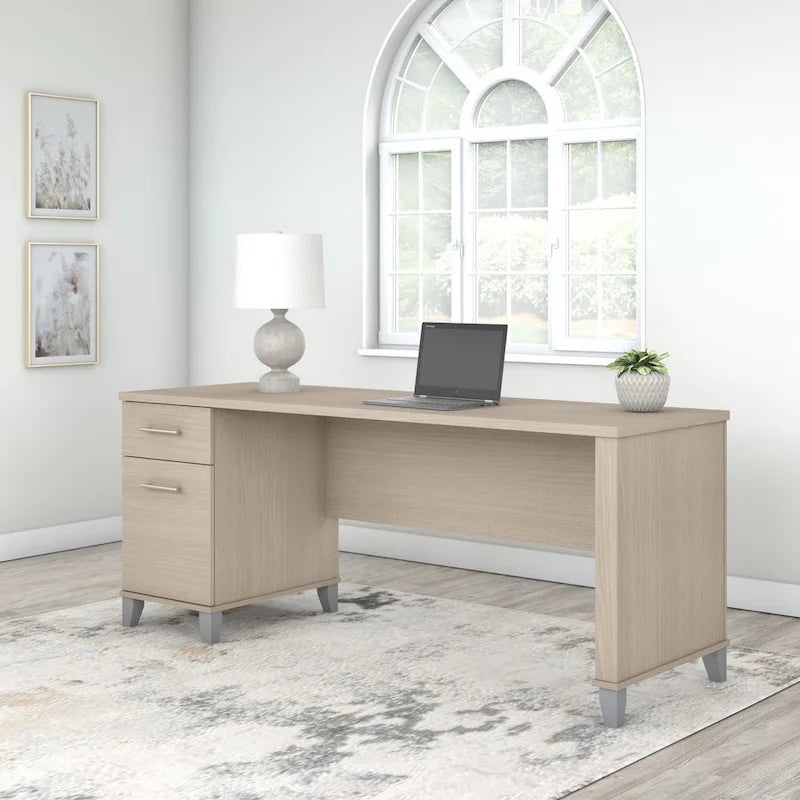 Bush Furniture Somerset 72W Office Desk with Storage Drawers