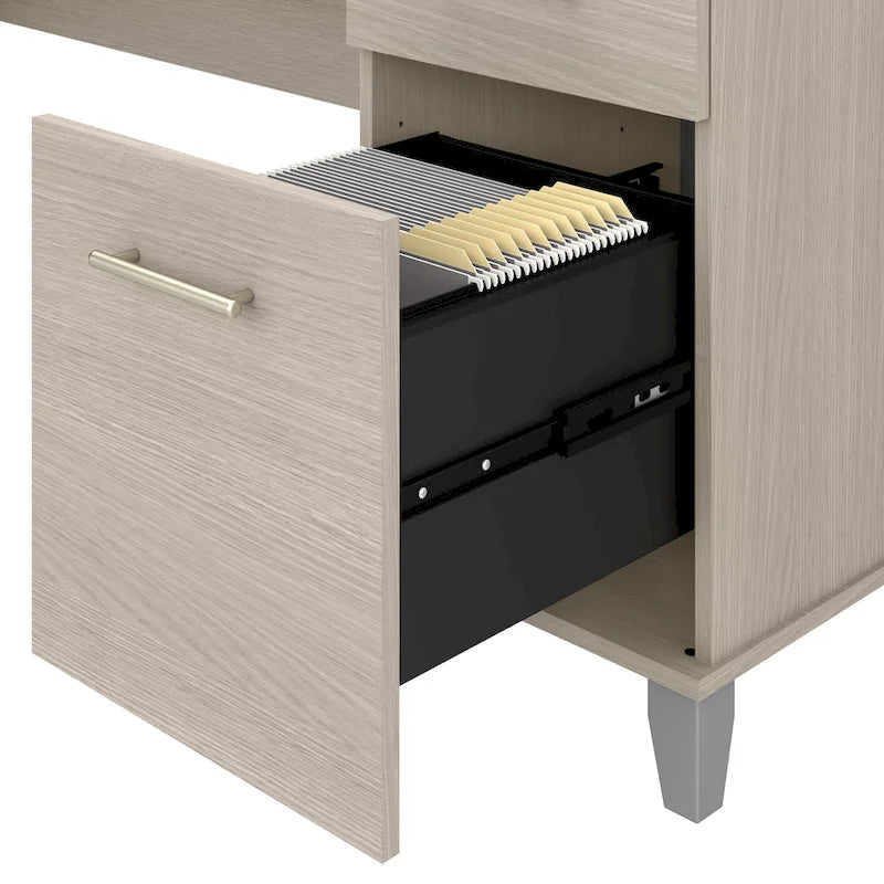 Bush Furniture Somerset 72W Office Desk with Storage Drawers