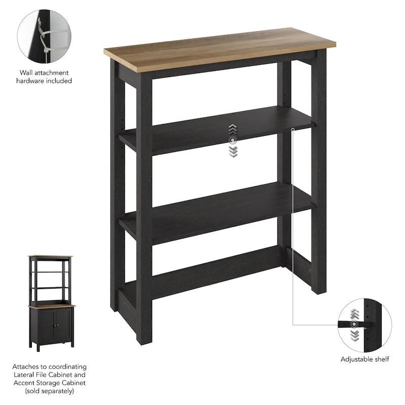 Mayfield Tall Hutch Organizer by Bush Furniture