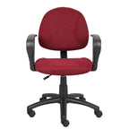 Boss Burgundy Mid-back Ergonomic Task Chair