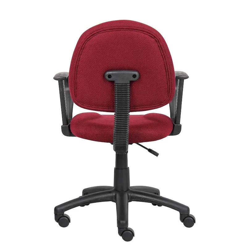 Boss Burgundy Mid-back Ergonomic Task Chair