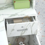 Timechee 55.9 W 48.4 H L-Shape Wood Reception Desk Drawer With Lock