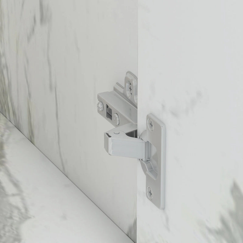 Timechee 55.9 W 48.4 H L-Shape Wood Reception Desk Drawer With Lock