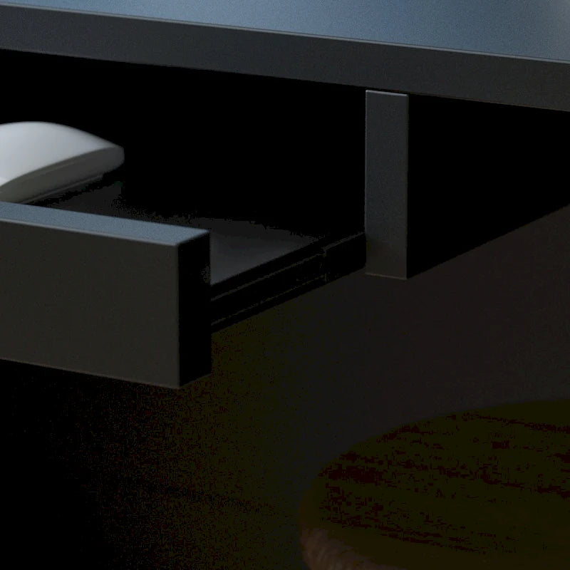 Timechee 55.9 W 48.4 H L-Shape Wood Reception Desk Drawer With Lock