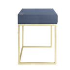 Bird Modern 42-inch Metal Computer Desk with USBs by Furniture of America