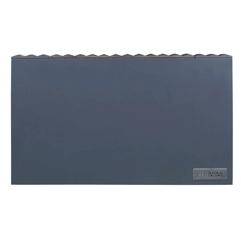 Bird Modern 42-inch Metal Computer Desk with USBs by Furniture of America