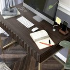Bird Modern 42-inch Metal Computer Desk with USBs by Furniture of America