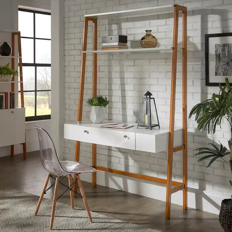 Lyvia 46  Wide Leaning/Ladder Desk by iNSPIRE Q Modern